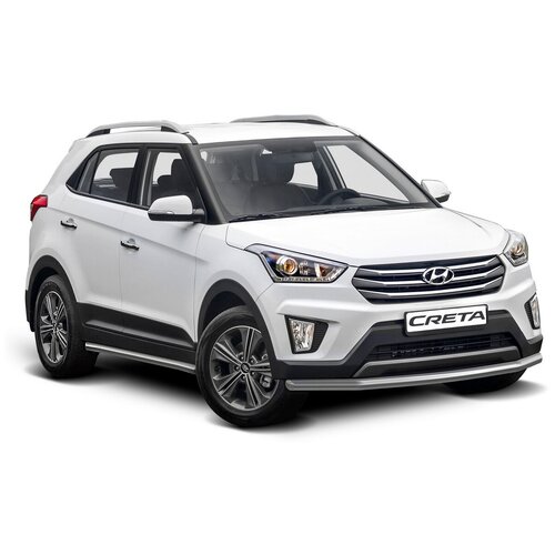 Защита переднего бампера RIVAL для Hyundai Creta I (2016-2021) d57