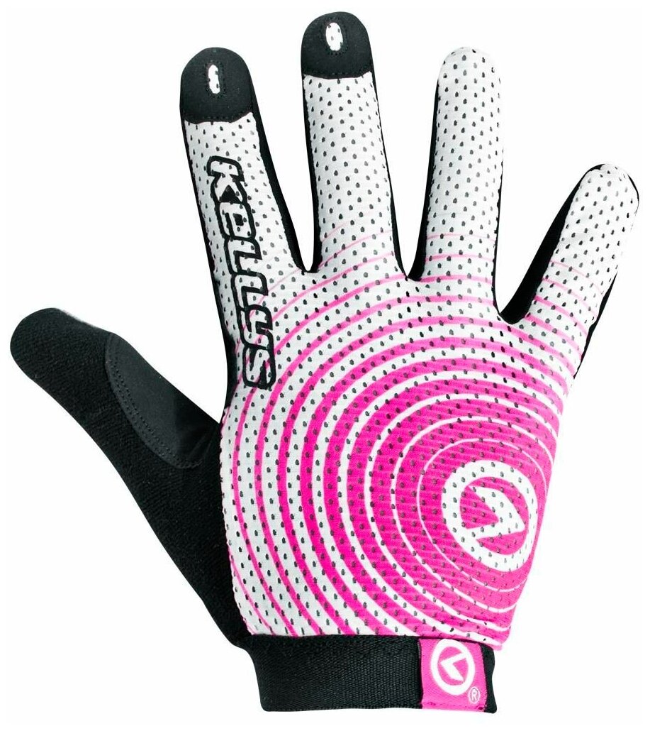 Велосипедные перчатки Kellys instinct long цвет: белый розовый