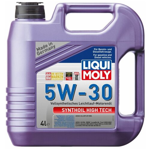 фото Моторное масло liqui moly synthoil ht 5w30 4л