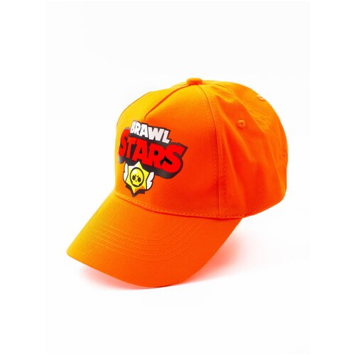 фото Бейсболка cotton stars, размер 52-56, оранжевый