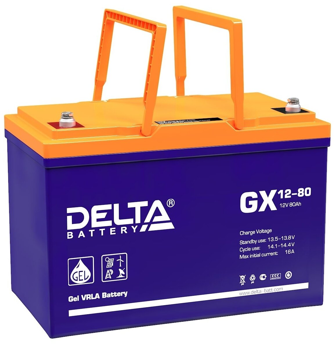 Аккумулятор для ИБП DELTA GX 12-90