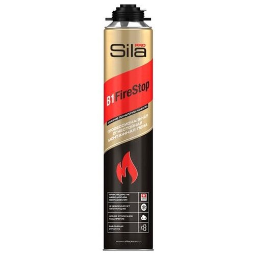 Пена монтажная проф. Sila Pro B1 Firestop огнестойкая 750мл