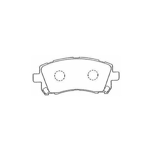 F1N013 AISIN Колодки тормозные дисковые передние SUBARU Outback