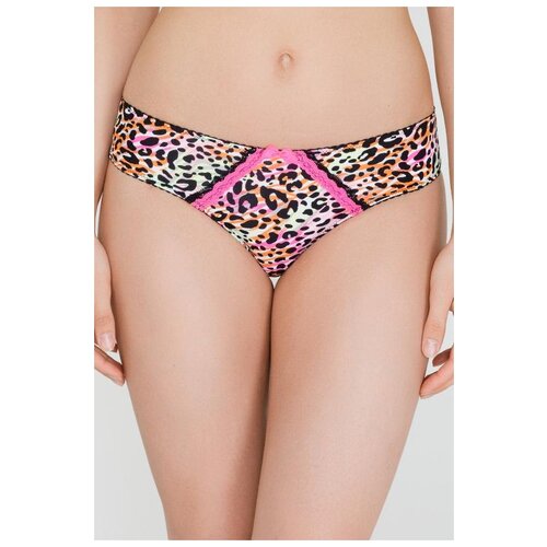 фото Infinity lingerie трусы beiruta бразильяна низкой посадки с бантиком и тесьмой, размер 42/xs, multicolor
