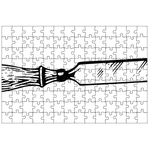 фото Магнитный пазл 27x18см."лезвие, долото, долбить" на холодильник lotsprints
