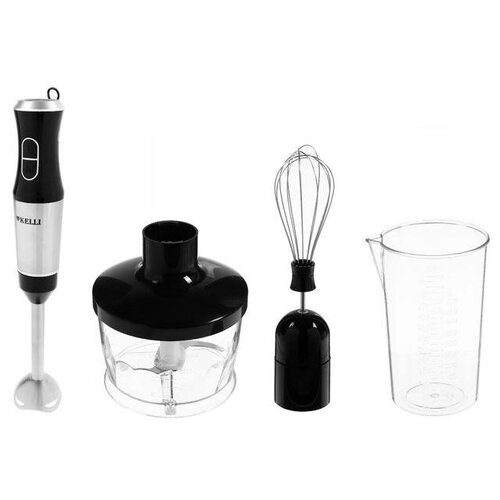 Блендер KELLI KL-5105 погружной 1200 Вт 2 скорости стакан 05 л чёрный 477900₽