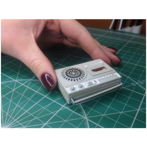Электроника 302-1 сувенир в масштабе 1:6, моделька магнитофона