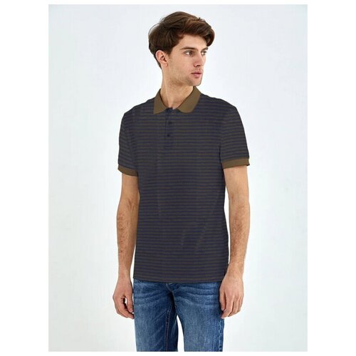 фото Поло tom farr 8075.31 мужское, цвет серо-голубой, размер s