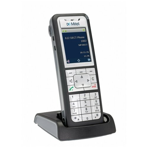 Телефон Mitel 612d v2 DECT phone, color display TFT, charger included (repl. 80E00011AAA-A)