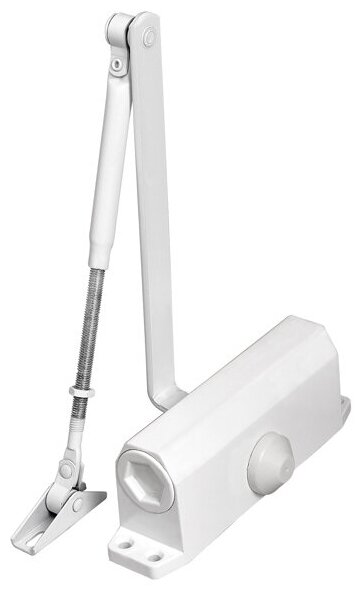 Доводчик дверной DCTR50-100 (50-100кг) WH белый