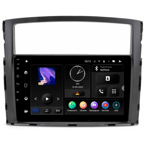 Магнитола Mitsubishi Pajero-4 Android 10, Bluetooth, Wi-Fi, с экраном 9 дюймов / Incar TMX-6104-6
