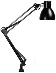Настольный светильник Smartbuy под лампу E27 на струбцине, черный
