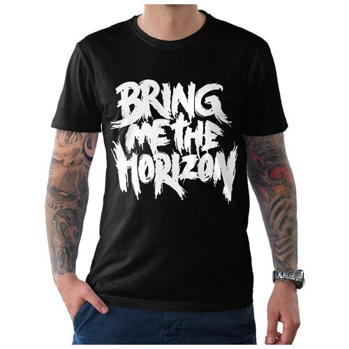 фото Футболка design heroes bring me the horizon - bmth мужская черная s