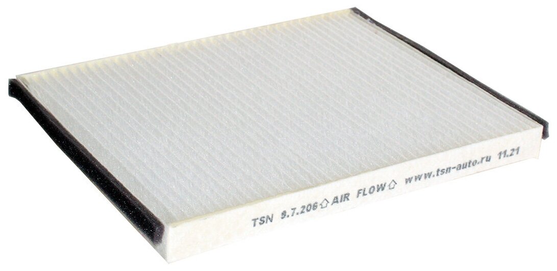 TSN салонный фильтр 9.7.206/97206 пылевой для BRILLIANCE: M1 M2 V5 FORD: Maverick I NISSAN: Primera II Terrano II