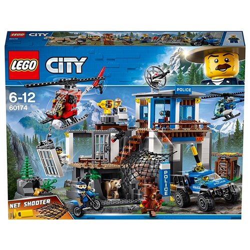 LEGO City 60174 Полицейский участок в горах, 663 дет. lego city 60174 полицейский участок в горах 663 дет