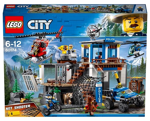 LEGO City 60174 Полицейский участок в горах, 663 дет.