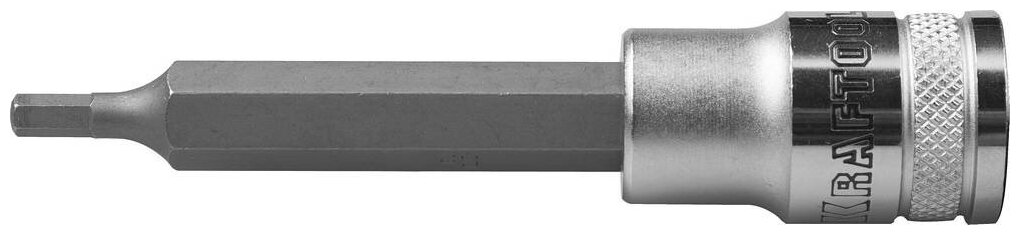KRAFTOOL HEX, 1/2″, Н3, удлиненная торцовая бита-головка (27909-03)