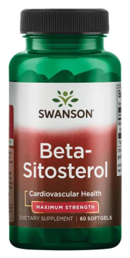 Swanson Beta-Sitosterol (Бета-ситостерол - Максимальная сила) 160 мг 60 гелевых капсул