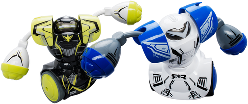 Робот Silverlit ON THE GO! Robo Kombat Twin Pack, белый/желтый/синий/черный