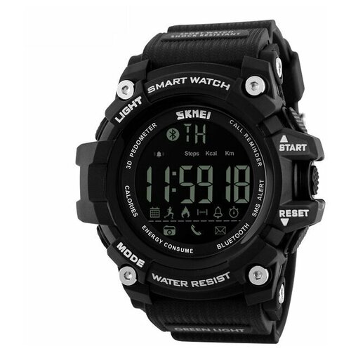 Часы с фитнес-трекером SKMEI 1227 - Черные 191000₽