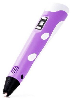 3D ручка UNID SPIDER PEN PLUS с ЖК дисплеем фиолетовая 2300 F