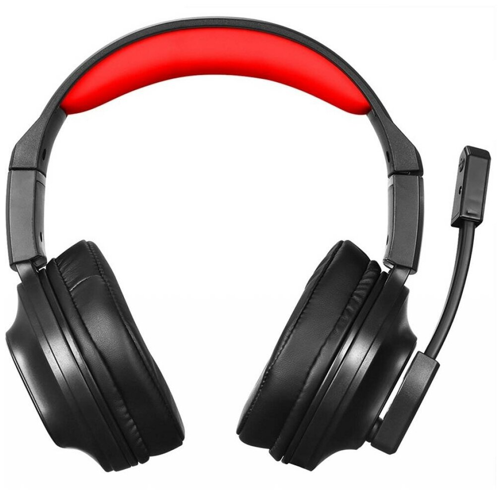 Наушники игровые MARVO HG8929 с микрофоном, проводные, полноразмерные, 2 метра, чёрно-красный