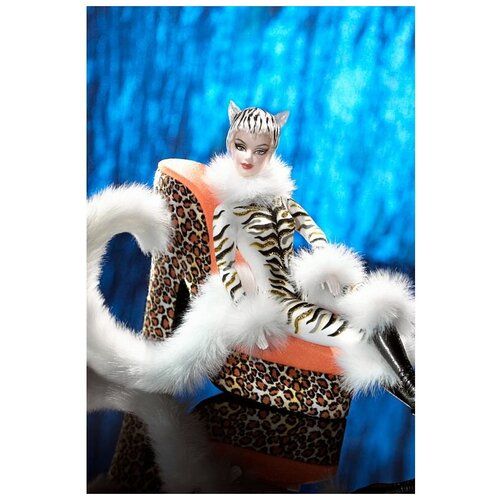 Кукла Барби коллекция Лаунж Китти белая тигрица, Barbie Lounge Kitties Collection white tiger кровать раздвижная комфорт s агнешка м 4 туя белая лиственница lounge 17 lounge 26