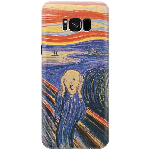 фото Силиконовый чехол на samsung galaxy s8+ / s8 plus / самсунг с8 плюс с принтом "крик" gosso