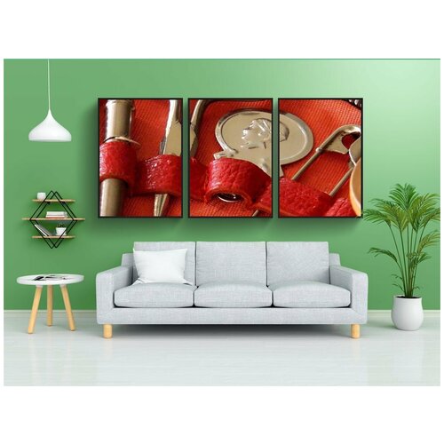 фото Набор модулных постеров для интерьера "шитье, понятия, мода" 60x90 см. в тубусе, без рамки lotsprints