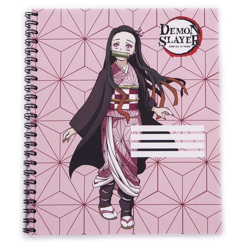 Artplays Тетрадь Nezuko Kamado V1 ARTM40, клетка, 96 л., Рисунок фигурка demon slayer kimetsu no yaiba nezuko kamado