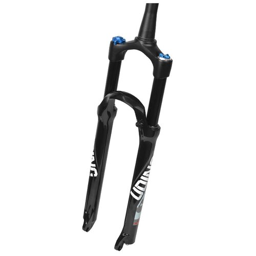 фото Uding вилка uding dh1 26"*1.1\8" ход 120мм,прям.шток,ноги алюм,штаны алюм,под эксцент,воздух-масло,бл,б\р