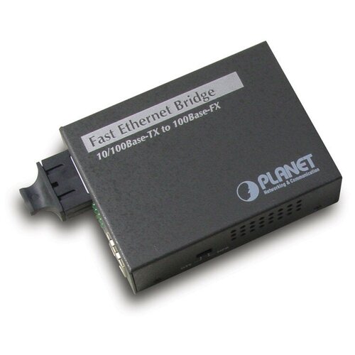 Медиаконвертер Planet FT-802S15 медиаконвертер planet 10 100base tx to 100base fx st bridge media ft 801