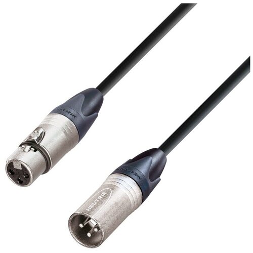 Кабель микрофонный 1,5 м. Adam Hall K5 MMF 0150 dmx кабель 3 pin xlr m xlr f 3м adam hall k3 dmf 0300