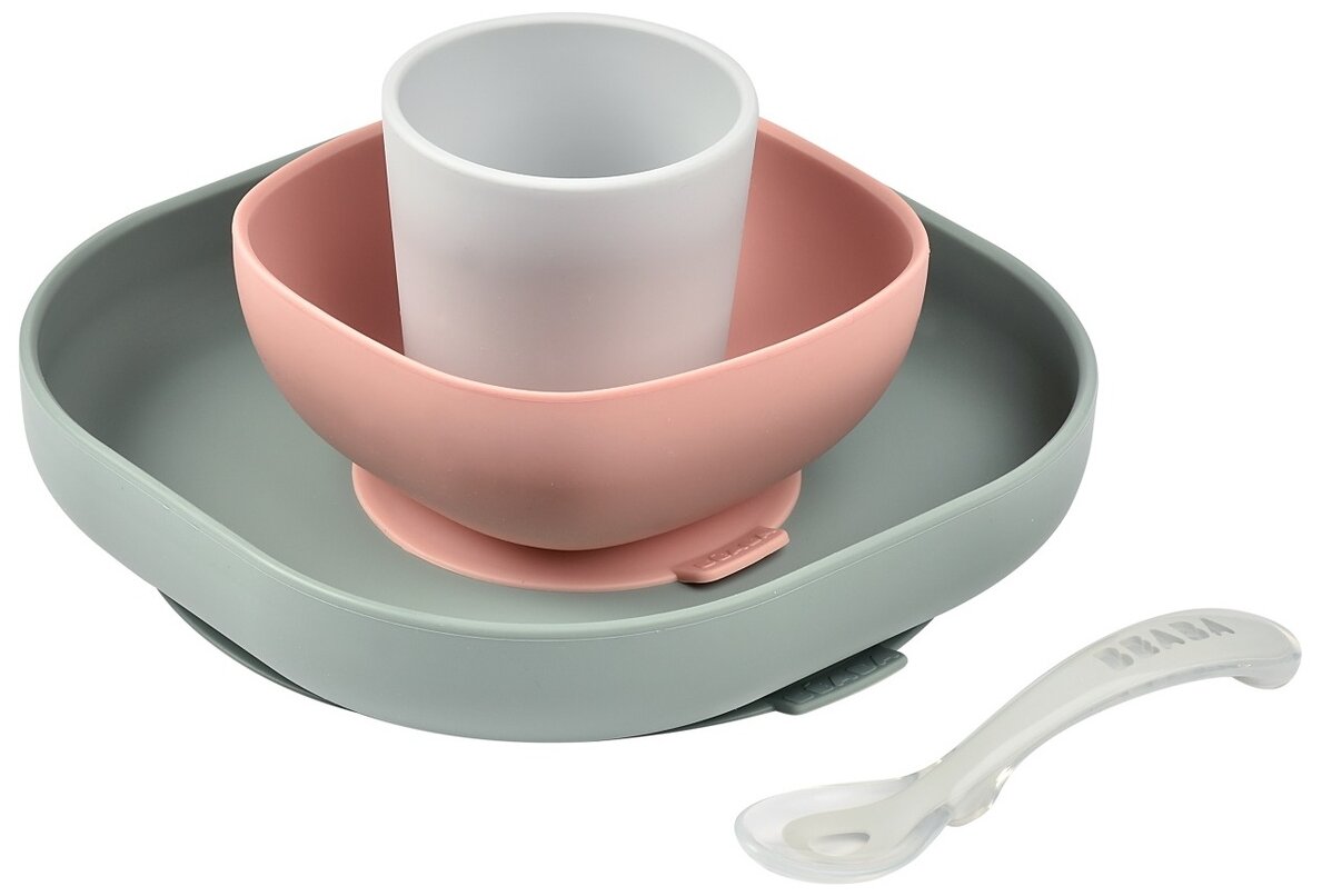   (2 , , ) Silicone Meal Set Eucalyptus