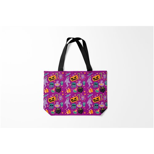 фото Сумка-шоппер / 46х35 см / праздники / хэллоуин happy halloween burnettie