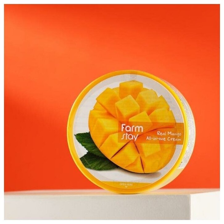 Крем для лица FarmStay многофункциональный с экстрактом манго 300мл - фото №4