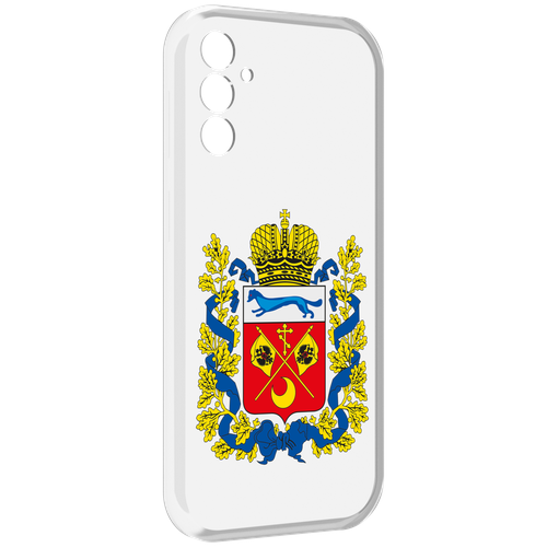 Чехол MyPads герб-оренбургская-область для Samsung Galaxy M13 задняя-панель-накладка-бампер
