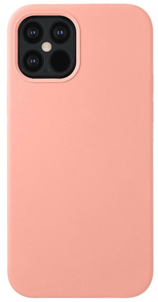 Чехол-крышка Deppa для Apple iPhone 12/12 Pro, силикон, розовый - фото №2