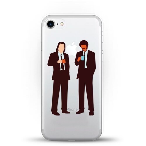 фото Силиконовый чехол винсент и джулс на apple iphone 8 andy & paul