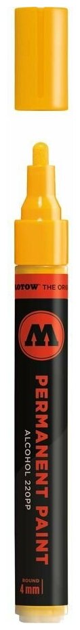 Перманентный маркер Molotow permanent paint 220PP 220007 оранжевый 4 мм