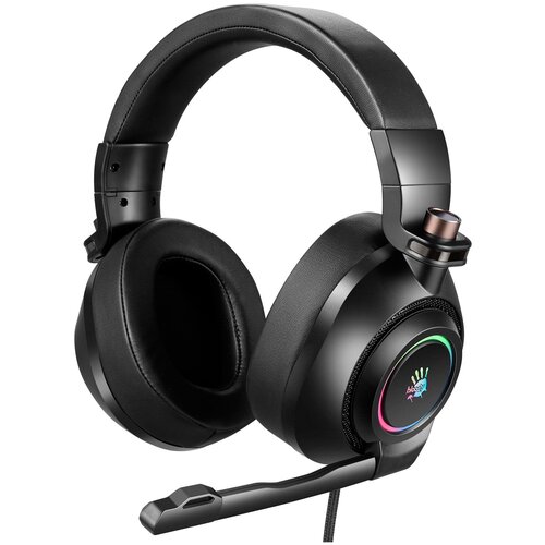 Наушники с микрофоном A4Tech Bloody G580 черный 2м мониторные USB оголовье G580 USB BLACK 4801₽