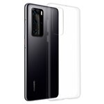 Силиконовый чехол для Huawei P40 Pro прозрачный 1.0 мм - изображение