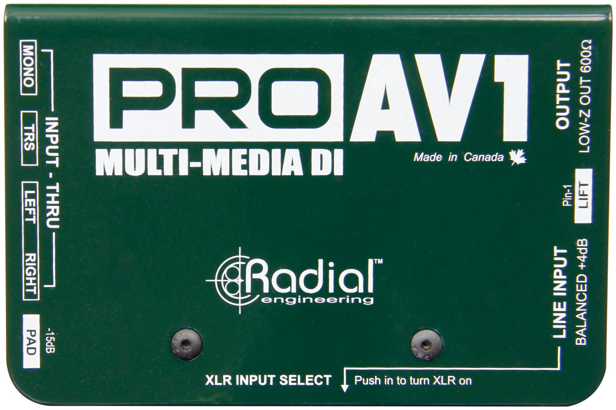 Di-Box Radial PRO-AV1
