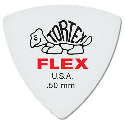 Медиаторы, толщина 0.5 мм, 6 шт. Dunlop Tortex Flex Triangle 456P050 6Pack