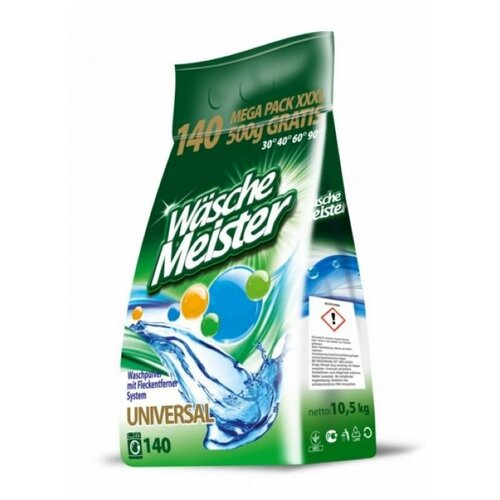 Стиральный порошок универсальный 10,5 кг Wasche Meister Universal - 140 стирок