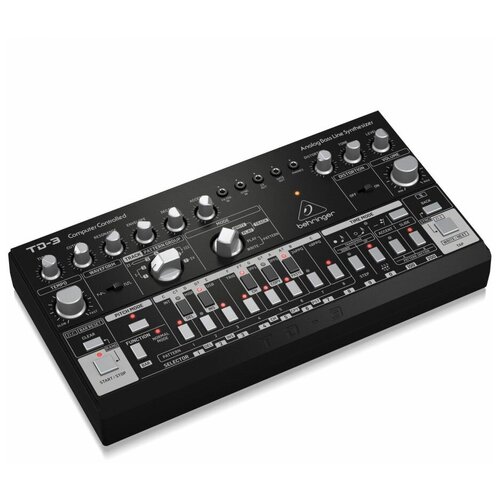 дуофонический аналоговый синтезатор behringer odyssey BEHRINGER TD-3- BK басовый аналоговый монофонический синтезатор