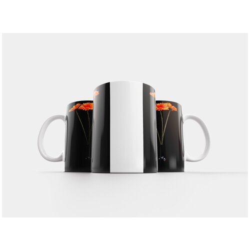 фото Кружка "гербера, цветок, завод" 320 мл lotsprints