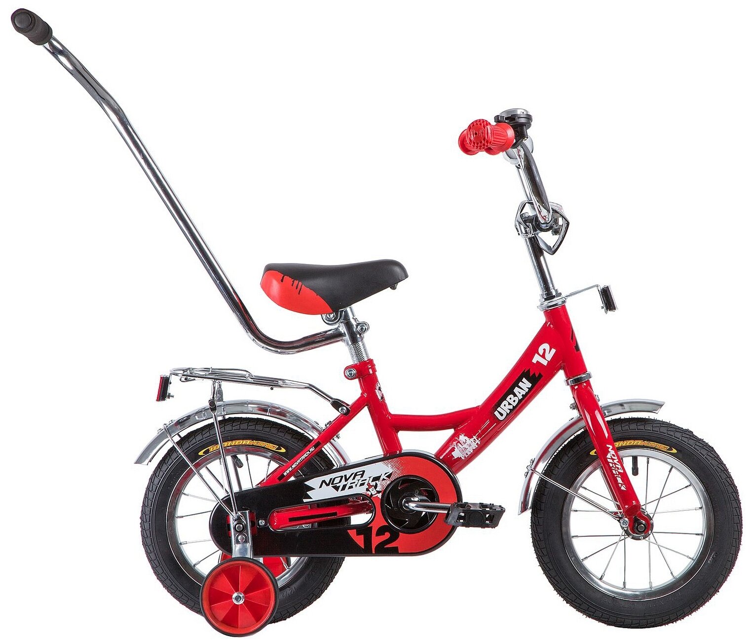 Детский велосипед Novatrack Urban 12 (2019) Красный