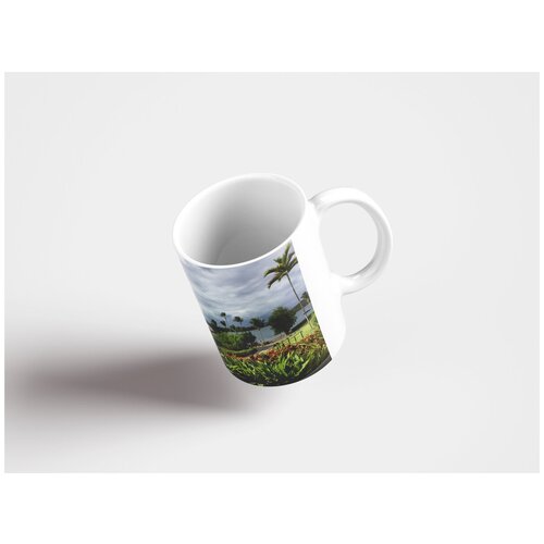 фото Кружка "тропический, отпуск, карибский бассейн 320 мл. белая" lotsprints