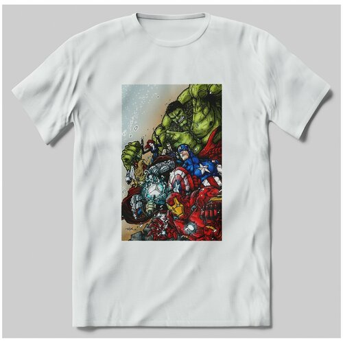 фото Футболка с принтом avengers- 11 brut-shop